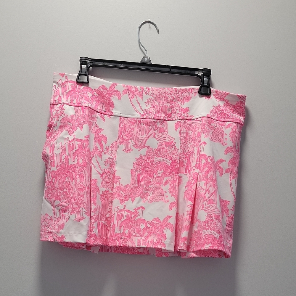 Lilly Pulitzer Pink and White Skort